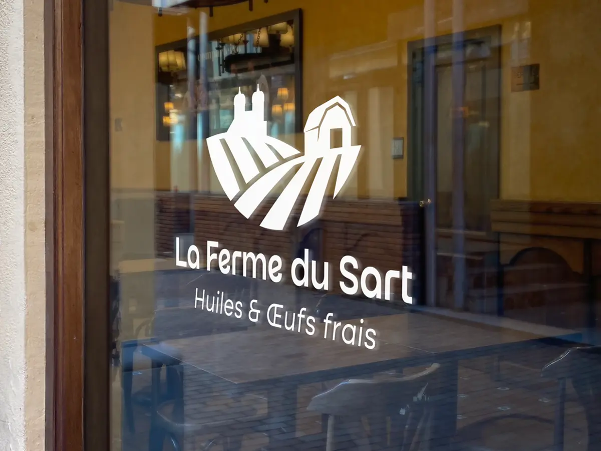 Création du logo de La Ferme Du Sart